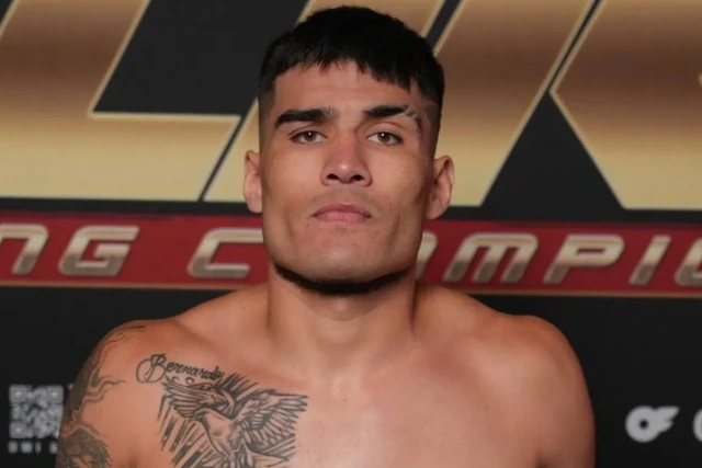 Christopher “Tanke” Ewert durante su combate ante Yuri Panferov en el Dana White’s Contender Series en Las Vegas.