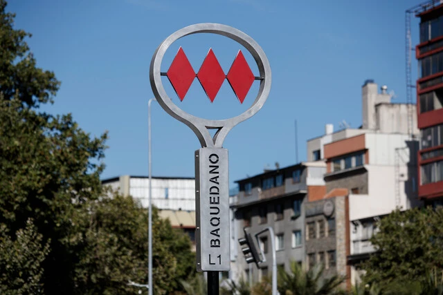 Metro accesos Baquedano