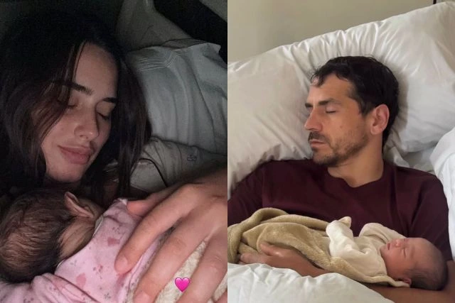 Melina Noto y Pangal Andrade dan la bienvenida a su hija Alanna