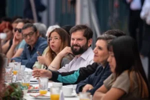 Boric saludo navideño