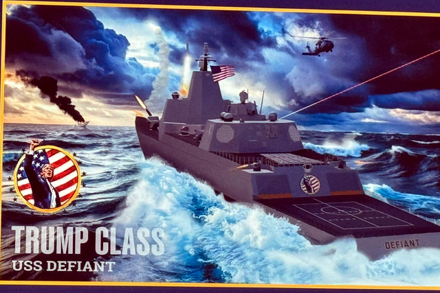 Trump anunció nueva flota de acorazados que llevarán su nombre