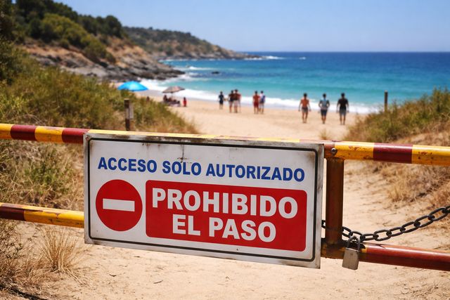 Acceso a playas