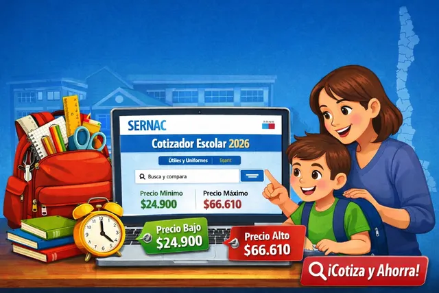 Sernac habilita cotizador escolar