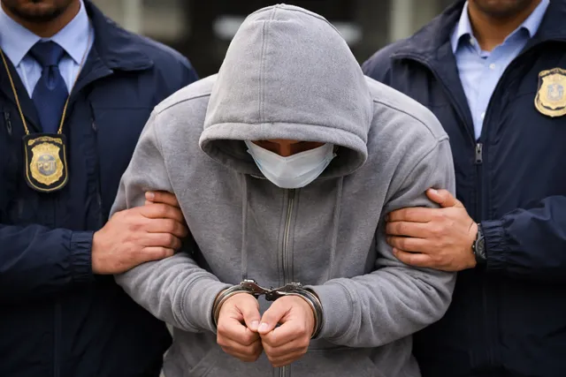 mujer hallada en caja