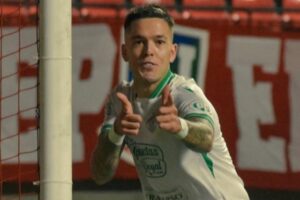 Franco Troyansky marcó el único tanto del encuentro.