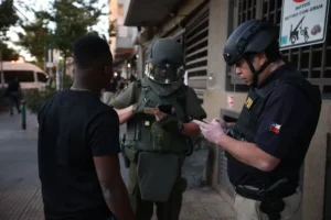 operativo migratorio Estación Central