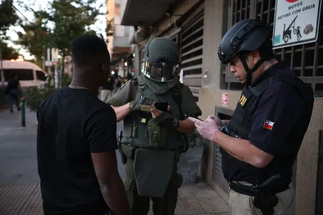 operativo migratorio Estación Central