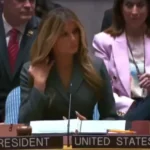 Melania Trump encabeza inédita sesión del Consejo de Seguridad