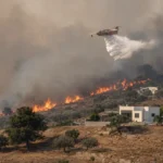 Grecia en alerta máxima por incendios forestales