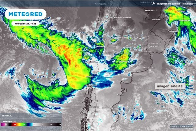 Pronóstico promete nieve y hasta 50 mm de lluvia en varias regiones
