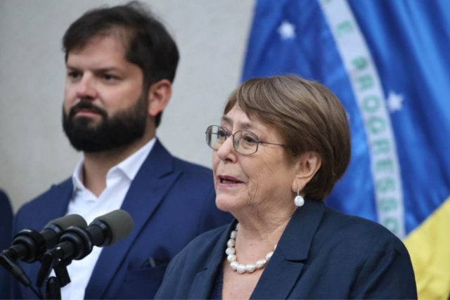 Carta de Boric y Bachelet provoca choque político por Escudo de las Américas