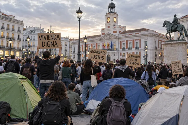 Protestas por la vivienda se extienden por España