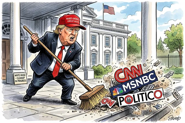 Trump veta a tres medios y desafía la libertad de prensa