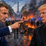 Macron acusa a Trump de usar disturbios para hacer campaña