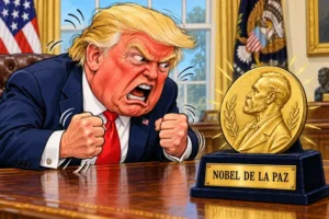 Donald Trump reclama Nobel de la Paz