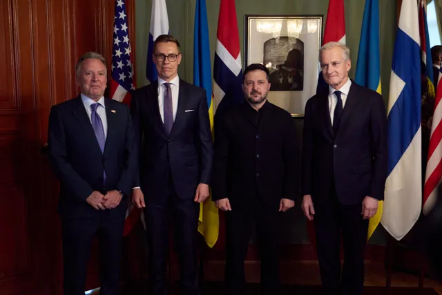 Zelensky busca apoyo en Oslo ante tensiones con Washington