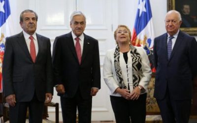 Dos A Favor y dos En Contra, así votan los expresidentes de Chile.