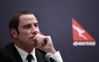 John Travolta se encuentra en la Isla de Pascua
