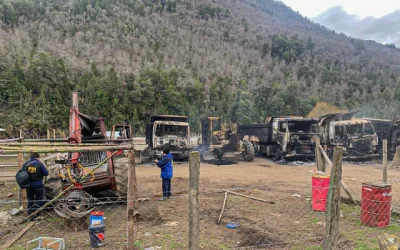 ataque incendiario Malleco