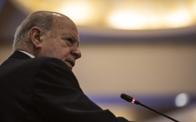 José Miguel Insulza (PS), senador y exministro del Interior.