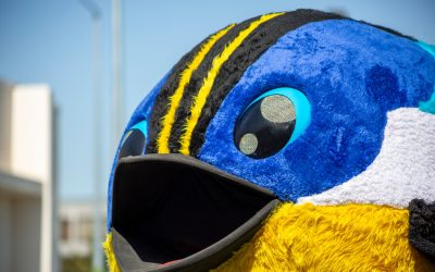 Mascota de los Juegos Panamericanos Santiago 2023 (Agencia UNO)