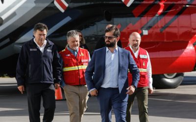 Presidente Boric lamenta que mayoría de los incendios sea "por estupidez".