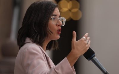 La ministra de la Secretaría General de Gobierno, Camila Vallejo (PC), abordó desde Valparaíso las afirmaciones del canciller venezolano, Yván Gil, quien negó la existencia del Tren de Aragua en una reunión en Cúcuta con su par colombiano, Luis Murillo.