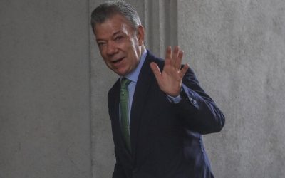 Presidente Boric se reunió con expresidente de Colombia Juan Manuel Santos
