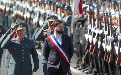 Este domingo 15 de septiembre, el presidente Gabriel Boric participó al Te Deum evangélico de las Fiestas Patrias 2024 en la comuna de San Bernardo.