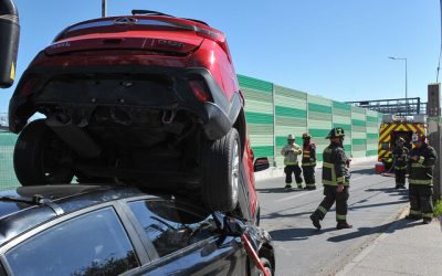 accidente múltiple en La Florida