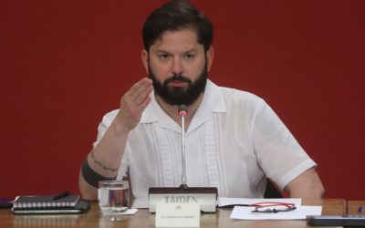 Prima del Presidente Gabriel Boric.