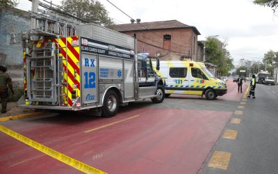 explosión trabajador