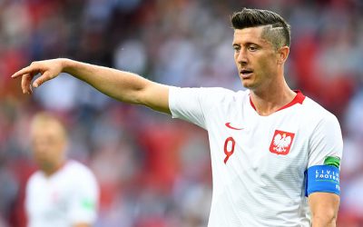 Lewandowski le ganó la pulseada al DT de Polonia (Foto: Agencia Uno)