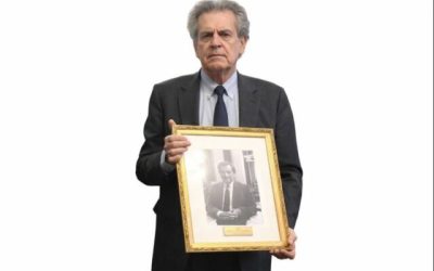 Ministro Adolfo Bañados Cuadra. Foto de la Corte Suprema en homenaje al distinguido juez.