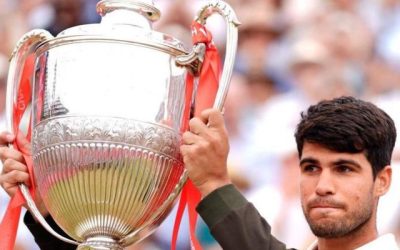 Alcaraz, el español con más títulos en pasto.