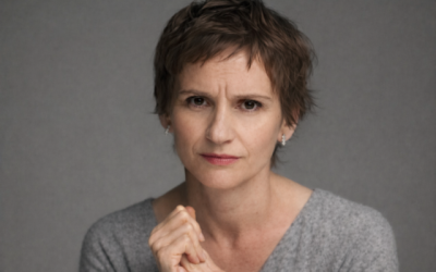 Boceto de la exministra Carolina Tohá creada con herramientas digitales