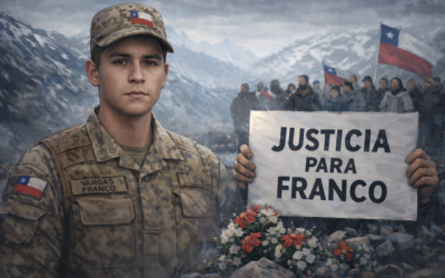 Boceto creado con herramientas digitales en honor a Franco Vargas y conscriptos del caso Antuco