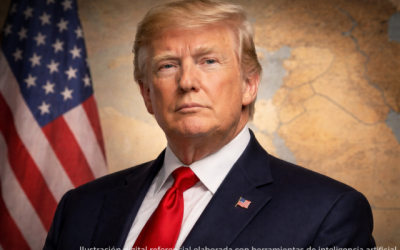 Donald Trump Boceto creado con herramientas digitales