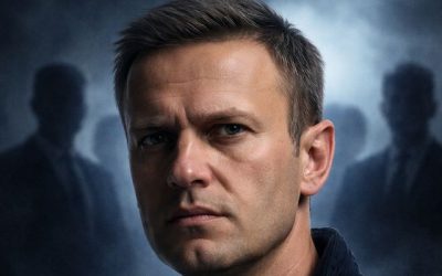 Imagen referencial del líder opositor    Alexéi Navalni creada con herramientas digitales