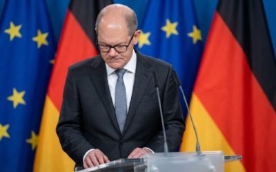 El canciller de Alemania, Friedrich Merz              Boceto creado con herramientas digitales