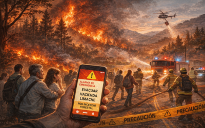 Imagen referencial creada con herramientas digitales que buscan crear conciencia del riesgo señalado por al autoridad