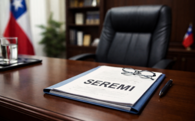 Imagen referencial creada con herramientas digitales para representar la vacancia e inestabilidad en cargos de seremías.