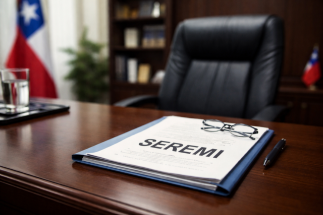 Imagen referencial creada con herramientas digitales para representar la vacancia e inestabilidad en cargos de seremías.