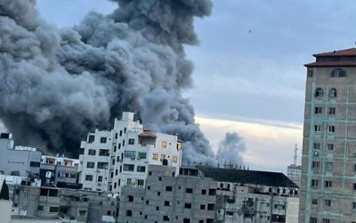Bombardeo Franja de Gaza