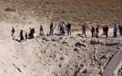 Bombardeo entre los puntos de Masnaa en Líbano y Jdeidet Yabous en Siria