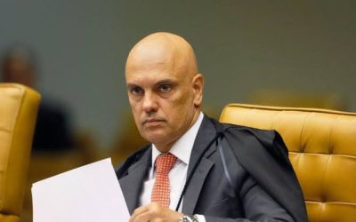 Juez Alexandre de Moraes. Foto publicada en X por @lindberghfarias