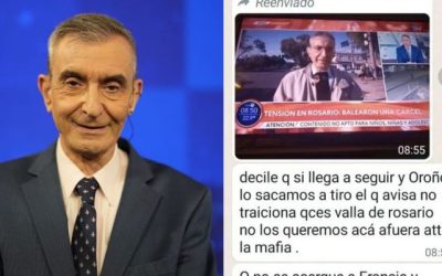 Rosario: periodista es amenazado de muerte mientras cubría ola de violencia.