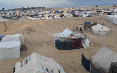 Campamento en Rafah