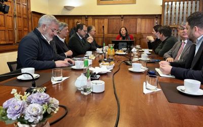 Foto Partido Socialista de Chile vía red X Cónclave con la DC