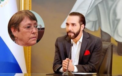 Bukele ningunea a Bachelet